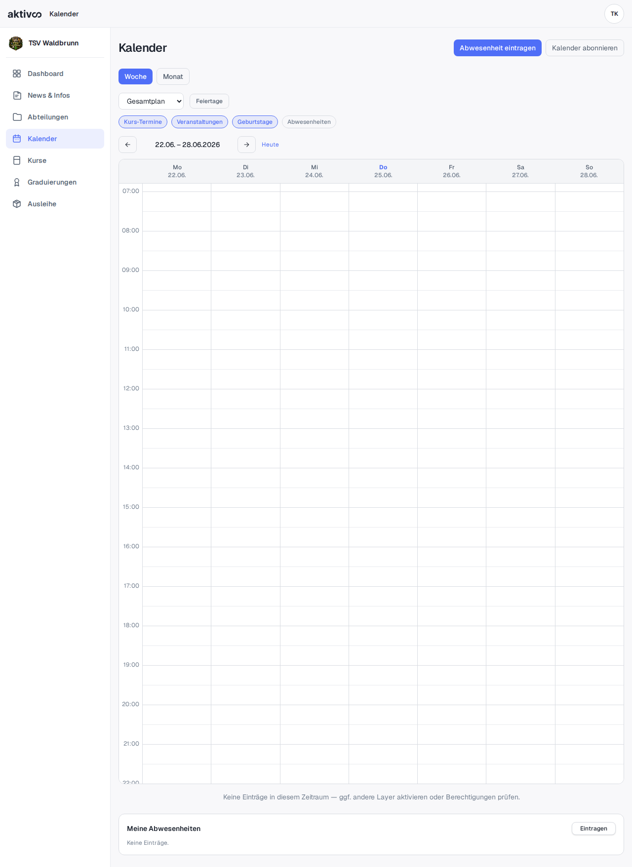 Kalender (Abteilungsleitung)